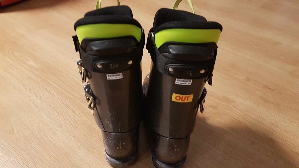 Buty narciarskie lange i narty rossingol