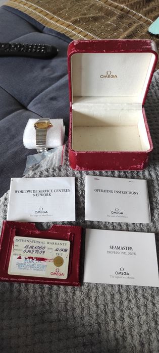Zegarek omega 18k złota