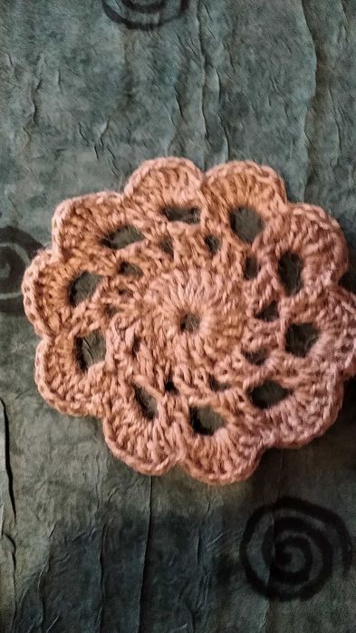 Джутовая сервировочная салфетка-подставка под гарячее