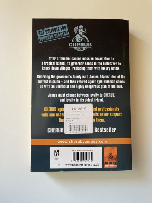 Livros da  coleção Cherub