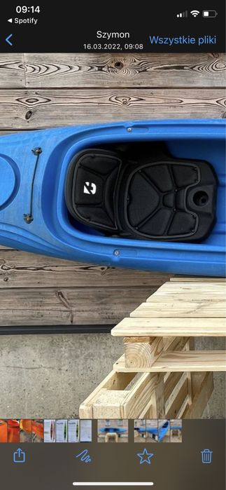 Fotel nowy do kajaka Caribou, Vista, Prodigy, Traper, Acadia, Sierra