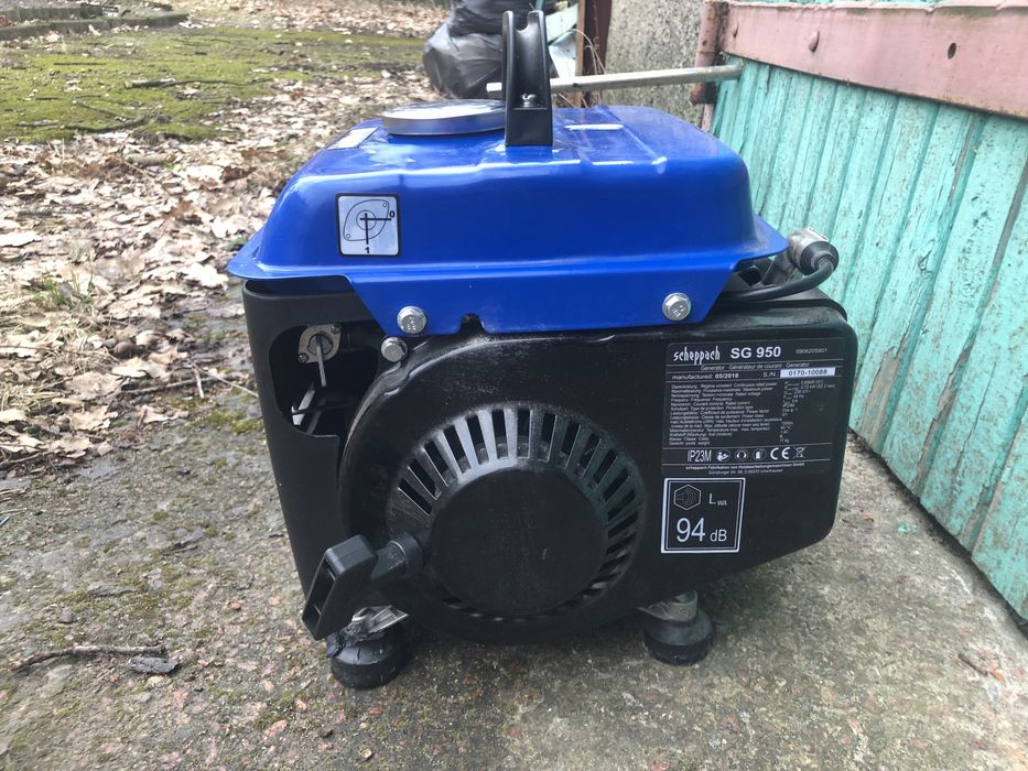Генератор Германия для дома и котла Scheppach SG950 650 вт