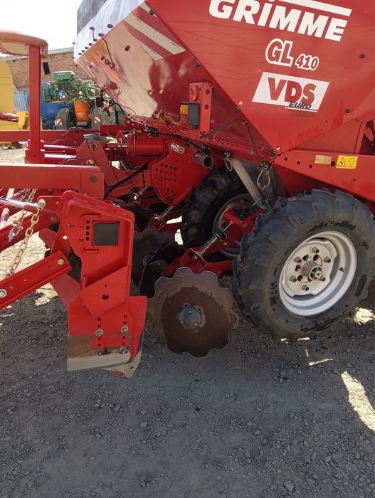 Grimme GL410 + Brona wirowa