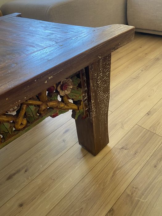 Vendo mesa Bali de madeira maciça nova