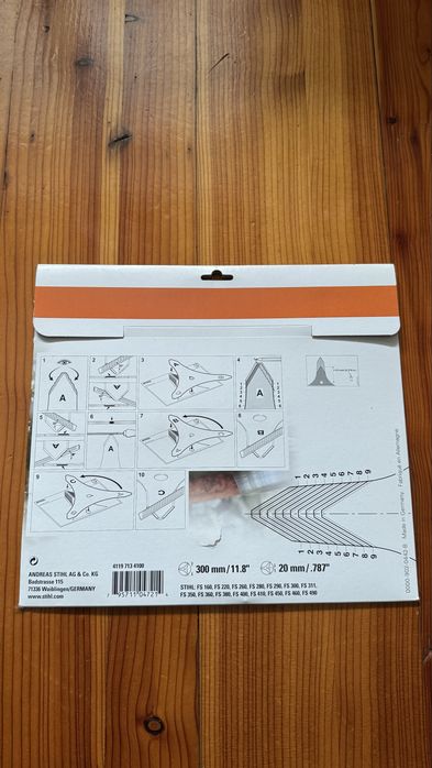 Tarcza trójząb STIHL BrushCut 300 mm / 20 mm – NOWA