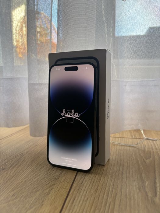 Iphone 14 pro idealny stan 100% bateria etui szklo klabel
