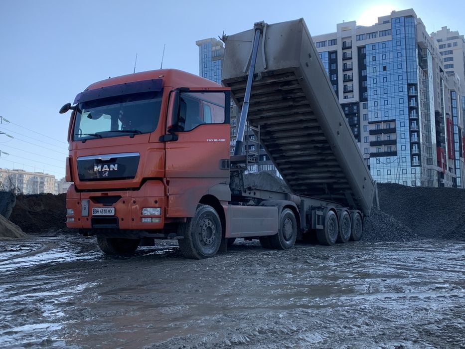 Песок, щебень, гран отсев чернозём. Доставка и самовывоз!