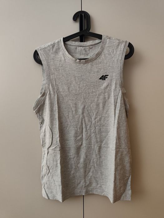 Tank Top Regular Gładki Męski