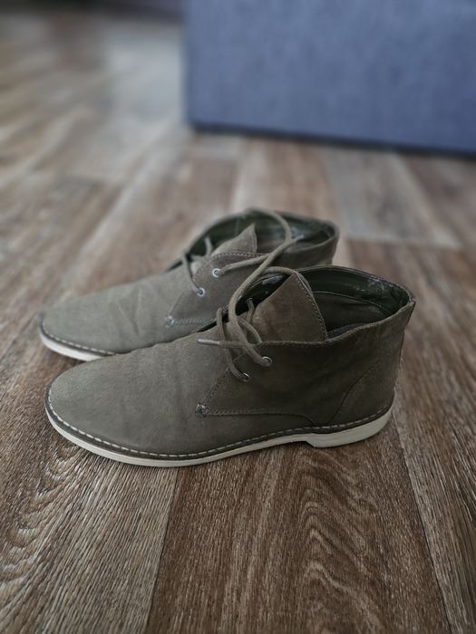 Ботинки жіночі PULL&BEAR, замша натур.38 розмір