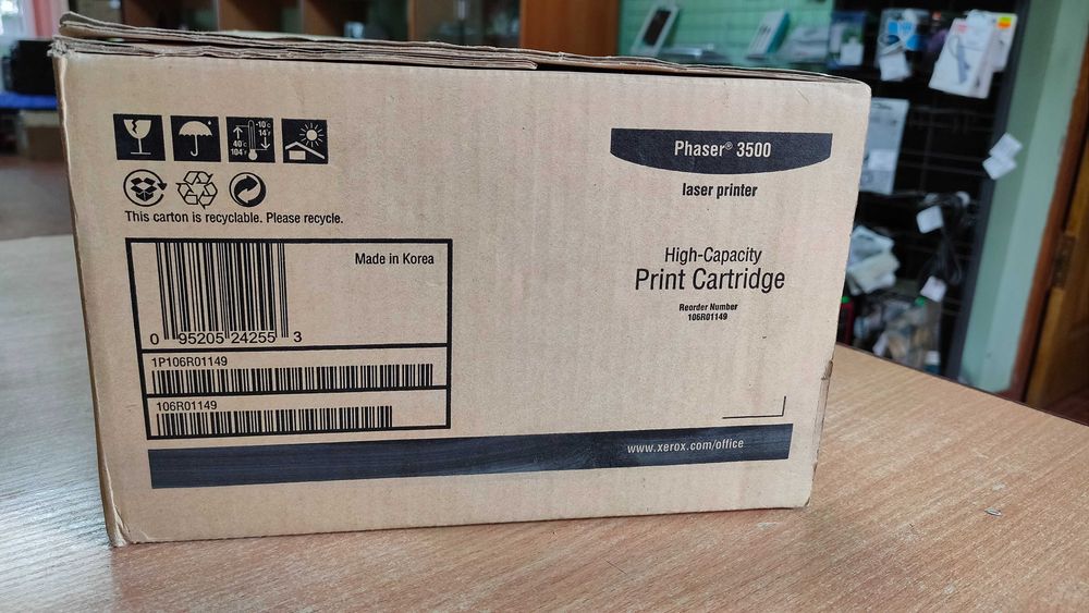 Картридж ОРИГИНАЛЬНЫЙ для Xerox Phaser 3500  106R01148 Black 106R01148