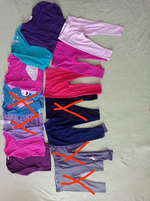 Дитячий одяг для дівчинки, кофти, легінси, штани, 1,5-3 роки, 92 см.