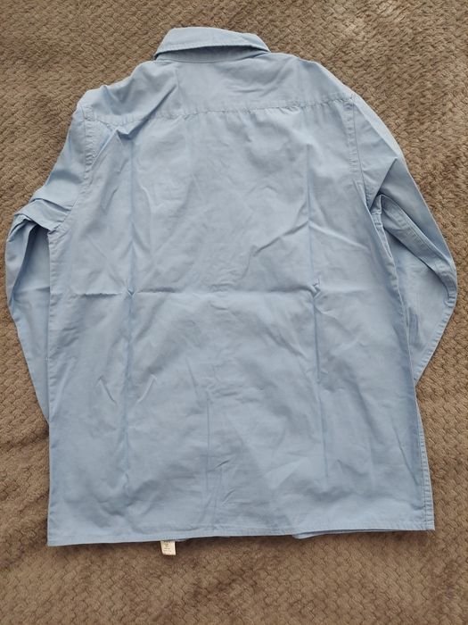 Błękitna koszula chłopięca rozmiar 158