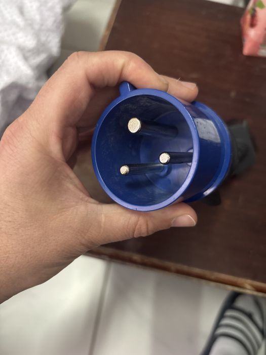 Adaptador carregador Tesla azul 32 amp