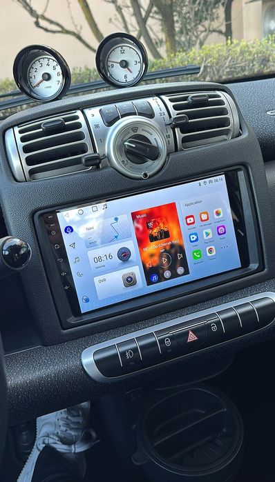 Rádio Android 14 com GPS Smart Fortwo W451 (Artigo Novo)