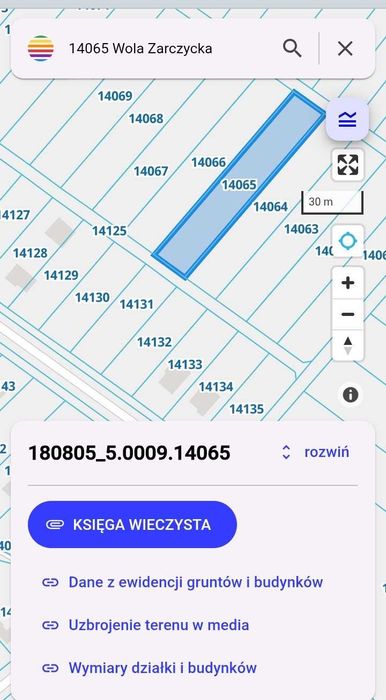 Działka budowlana z wz - Widok 2