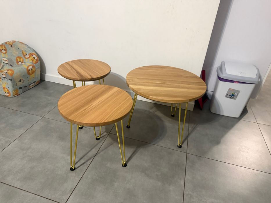 Sprzedam !Piękne stoliki dębowe !