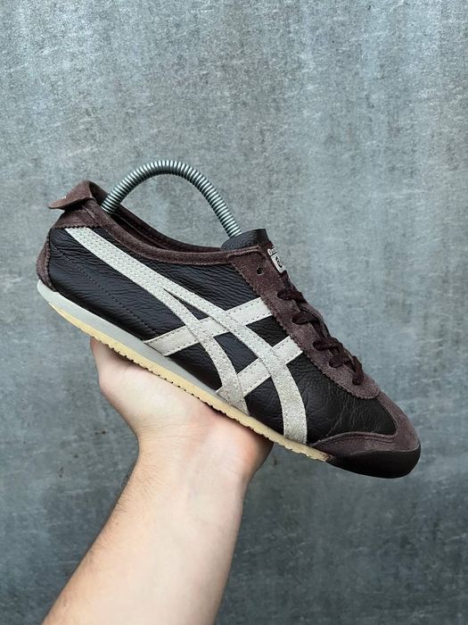 Кроссовки Onitsuka Tiger Mexico 66 VIN в расцветке Coffee/Feather Grey