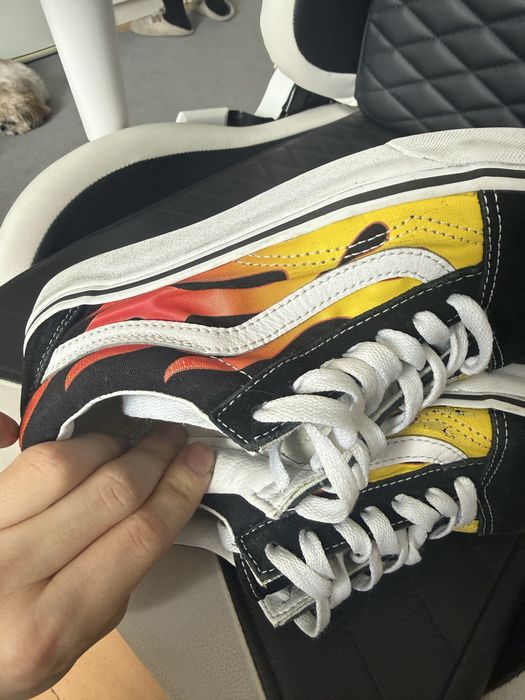 Vans płomienie trampki