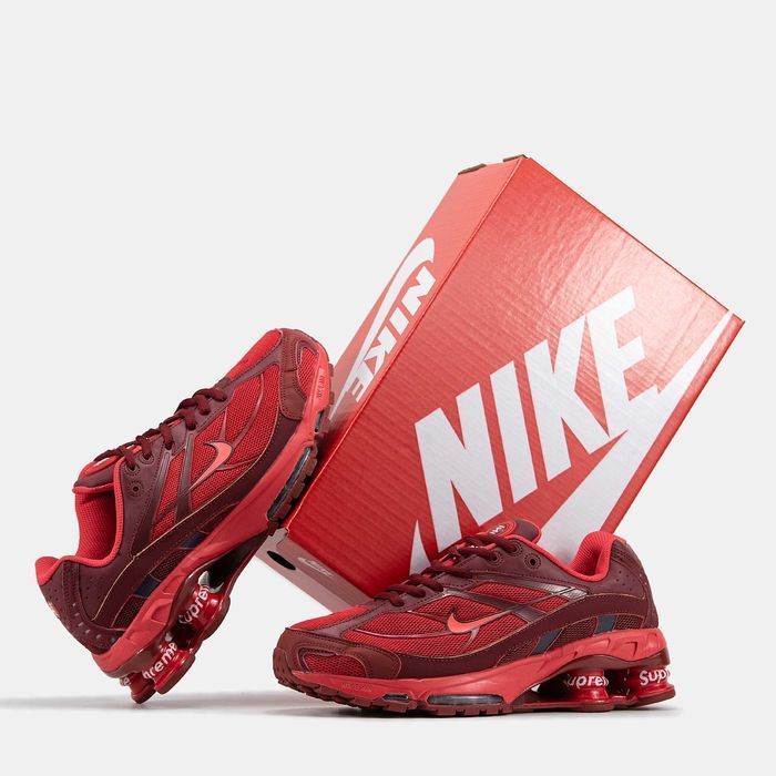Мужские кроссовки Nike Shox Ride 2 SP x Supreme Red. 40-45