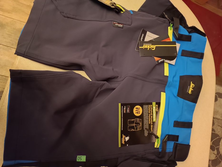 Krótkie spodenki snickers 6140 rozm.50 Softshell BHP flexiwork sl