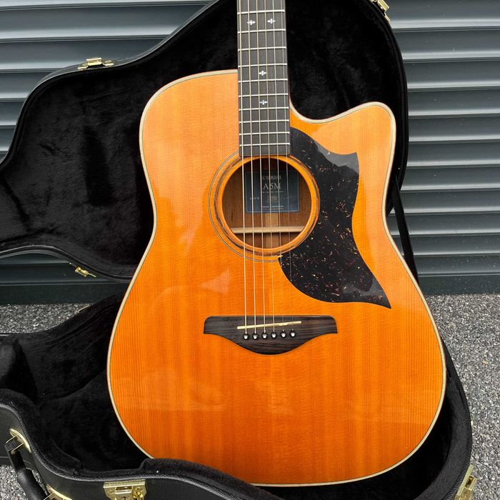 Gitara YAMAHA A5M ARE VN + Pokrowiec + Stroik + Dekiel Komplet Baterii