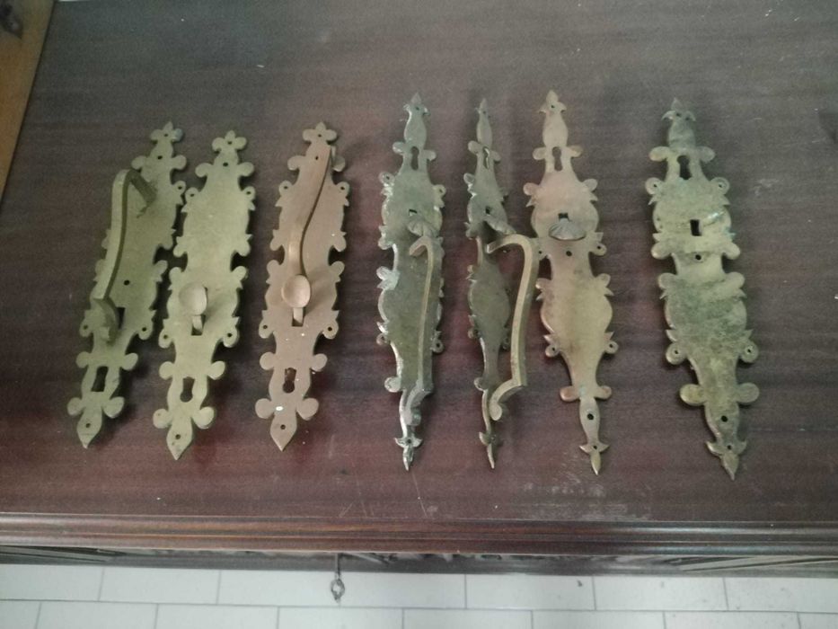 Puxadores porta latão - Vintage