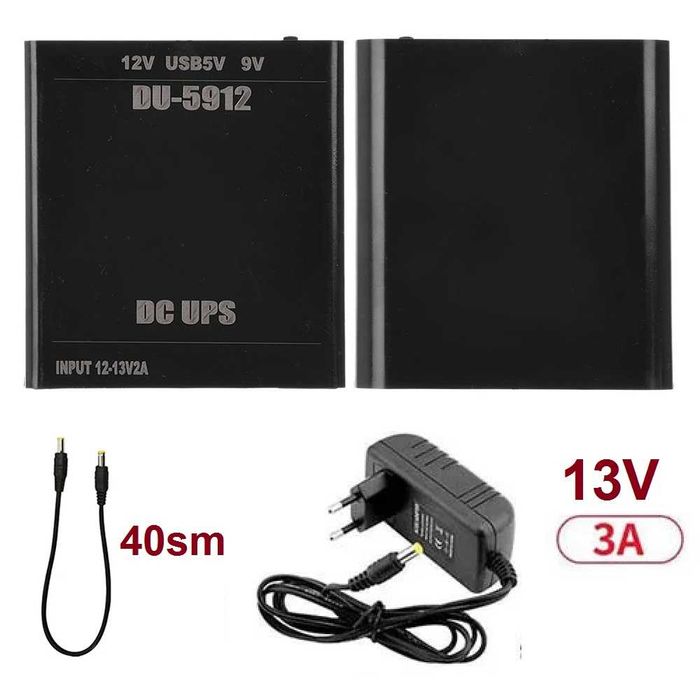 UPS (ДБЖ) для роутера 18W, 14W на акумуляторах 18650
