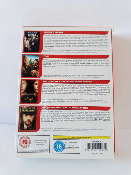 Brad Pitt Colection 4 DVD