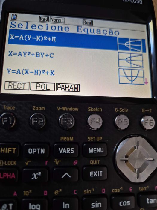 máquina de calcular casio FX-CG50 sem anomalia