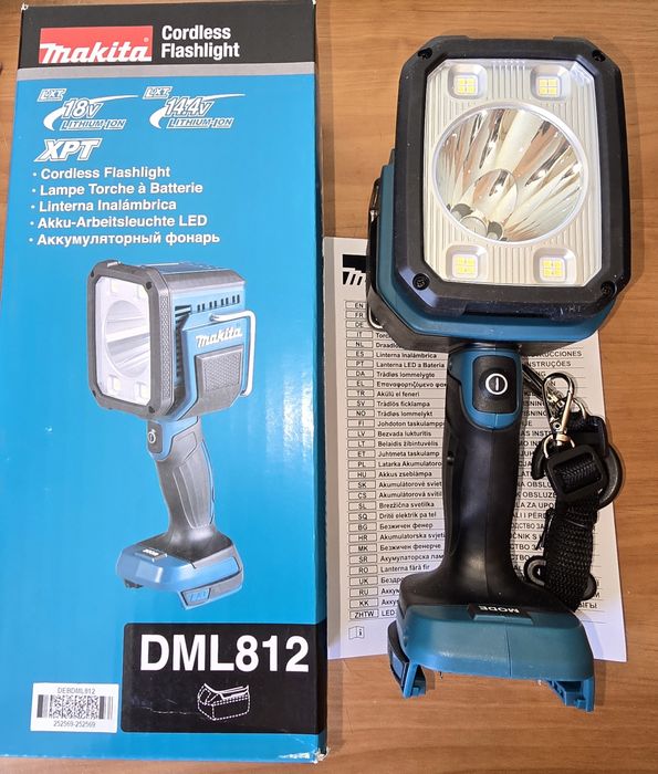 Makita dml812 ліхтар фонарик оригінал із Англії