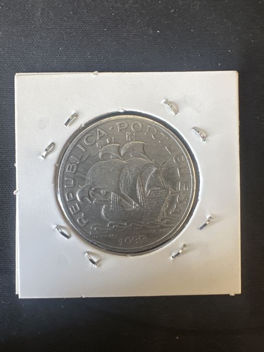 Moeda 10 escudos prata 1932