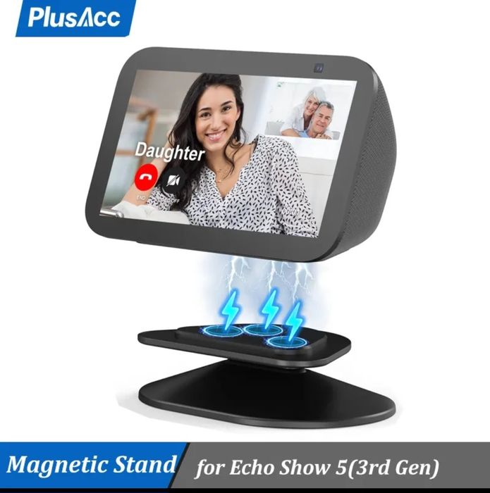 Suporte magnético Alexa para Echo Show  5, 3rd gen BRANCO