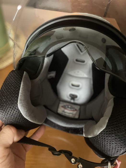 Capacete smk aberto com viseira interna