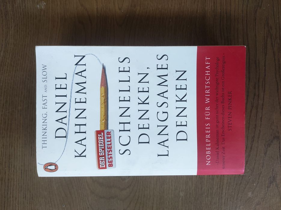 Book: "Schnelles Denken, Langsames Denken" – Daniel Kahneman (German)