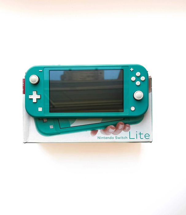 Nintendo Switch Lite - Niebieski - Komplet - Stan Wzorowy