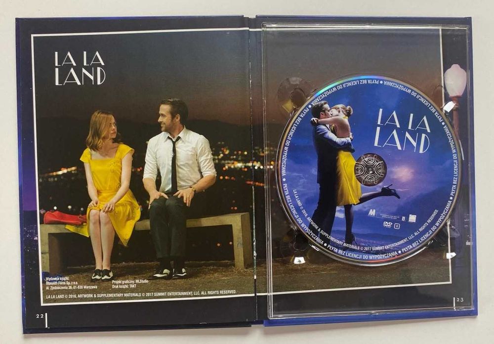 La La Land DVD Film Romans Lektor Polski Emma Stone