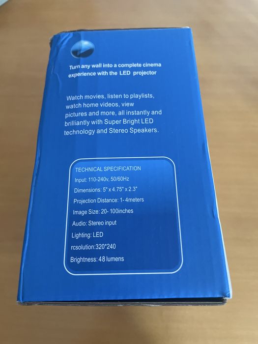 Projector LED Lcd image system