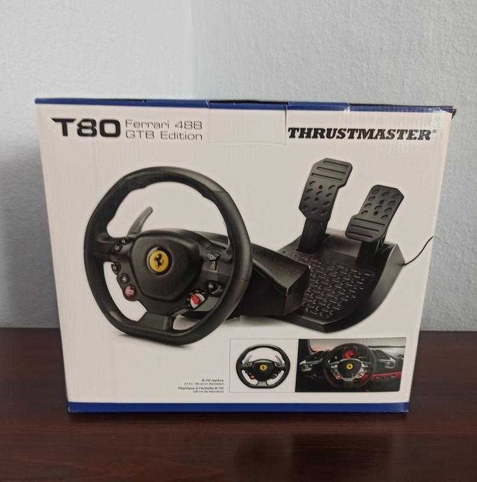 Кермо Thrustmaster T80 Ferrari 488 GTB Edition PC/PS4/PS5 Black .