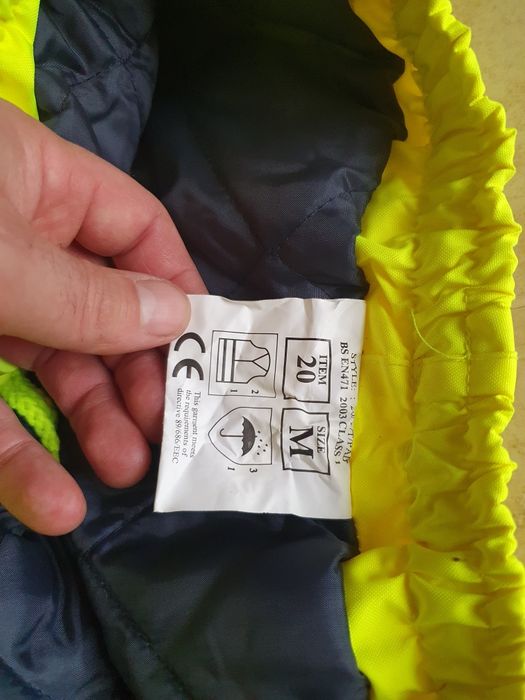 Spodnie odblaskowe robocze M