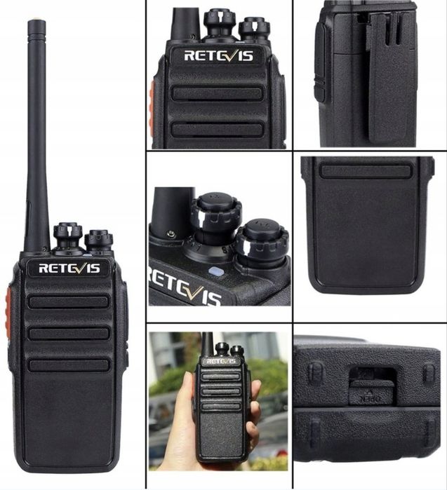 Retevis RT24 Walkie Talkie Profesjonalne Krótkofalówki słuchawkami PMR