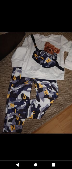 Dres z misiem śliczny