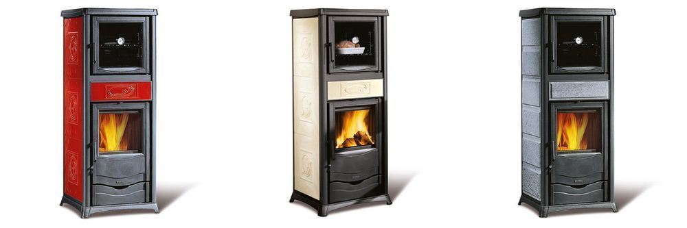 Kominek z piekarnikiem na drewno La Nordica Rosella Plus Forno EVO