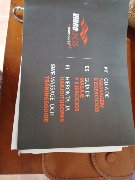 Maquina de massagem e exercício VIBRO LEGS usada em bom estado