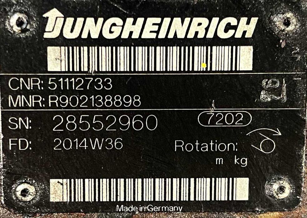 Jungheinrich/ Rexroth A4VG56EP3D1/32R-NAC13F023SC-S Pompa hydrauliczna