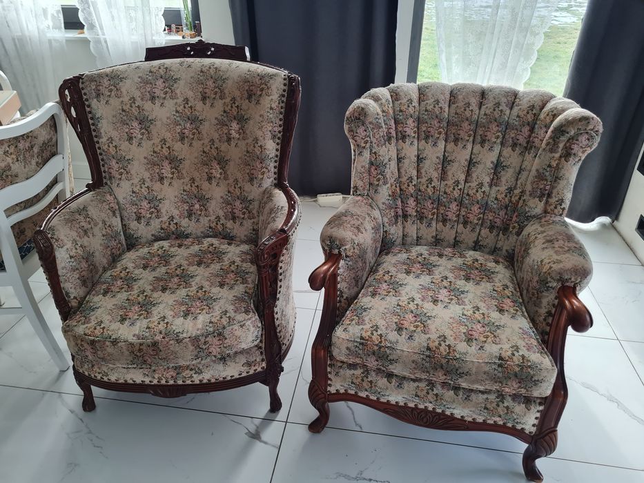 Kanapa plus fotele do renowacji