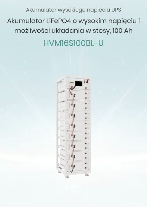 Moduł HV 48v 100ah hvm16s100bl-u
