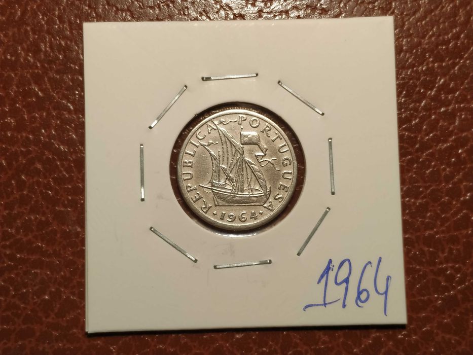 830 moeda de 2,5 escudos de 1964 (Barcos) - Portugal