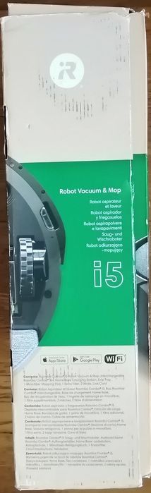 Aspirador robot iRobot Roomba Combo i5- novo, 3 anos de garantia