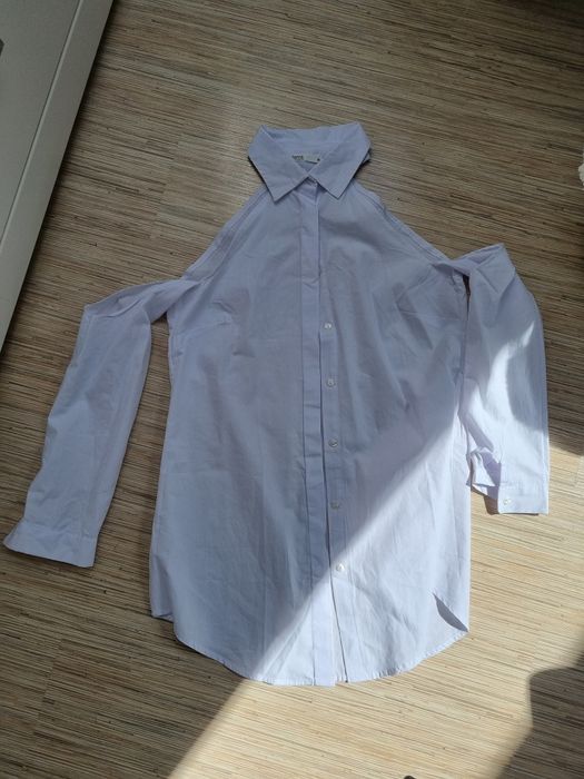 Koszula biała damska elegancka M