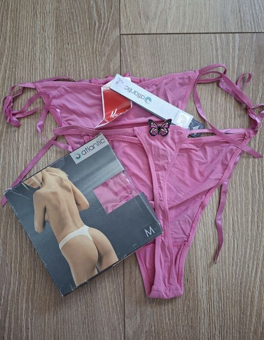 Stringi damskie Atlantic, rozmiar M, 2PACK